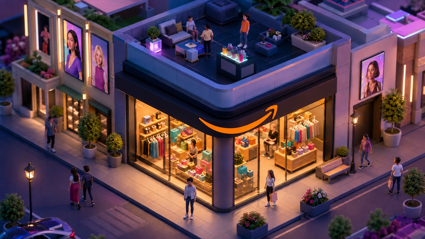 A branded Amazon storefront — the digital home for your product catalog